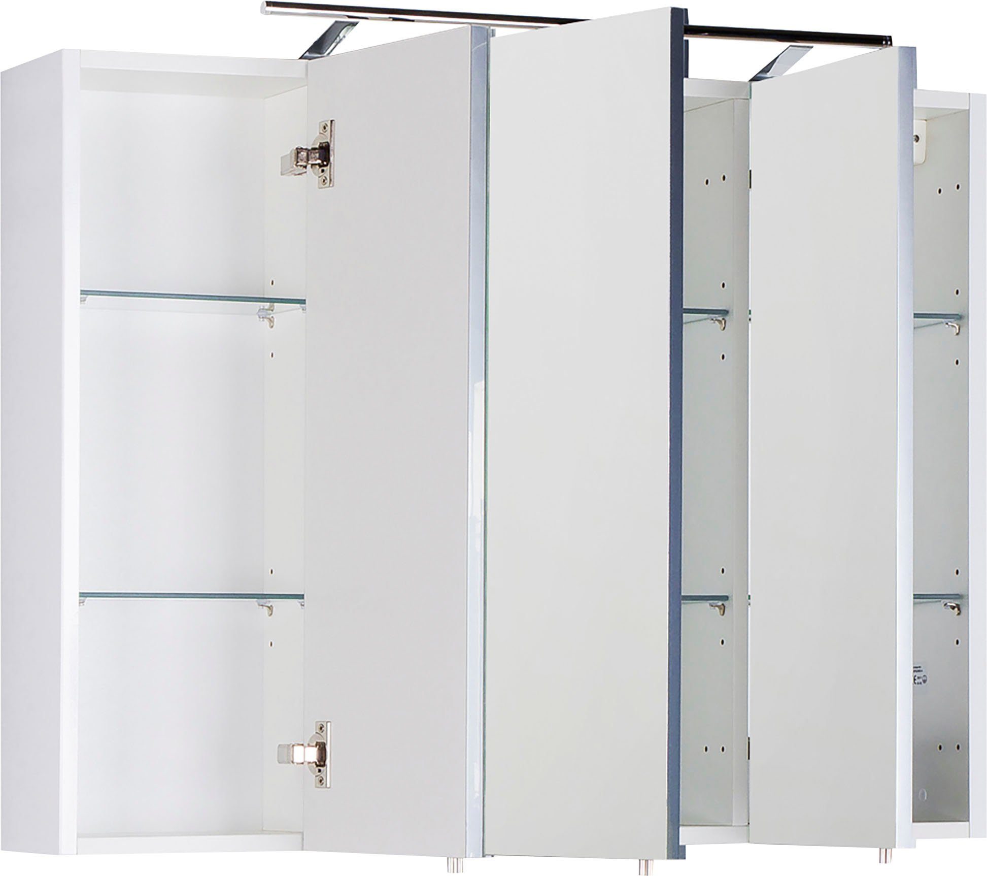 Spiegelschrank Breite | weiß 3040, 90 cm MARLIN weiß