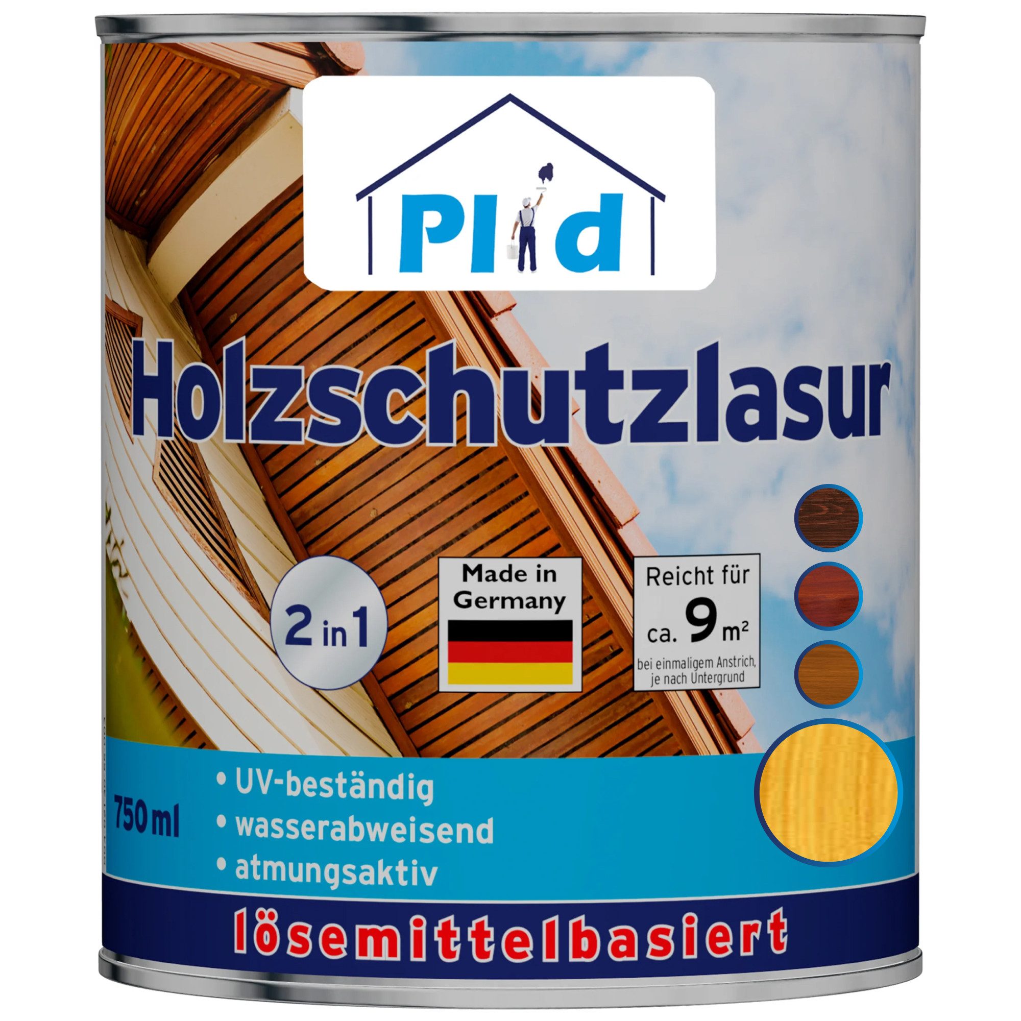 plid Holzschutzlasur Holzschutzlasur Holzlasur Holzschutz Holzgrundierung Holzschutzgel, Schnelltrocknend