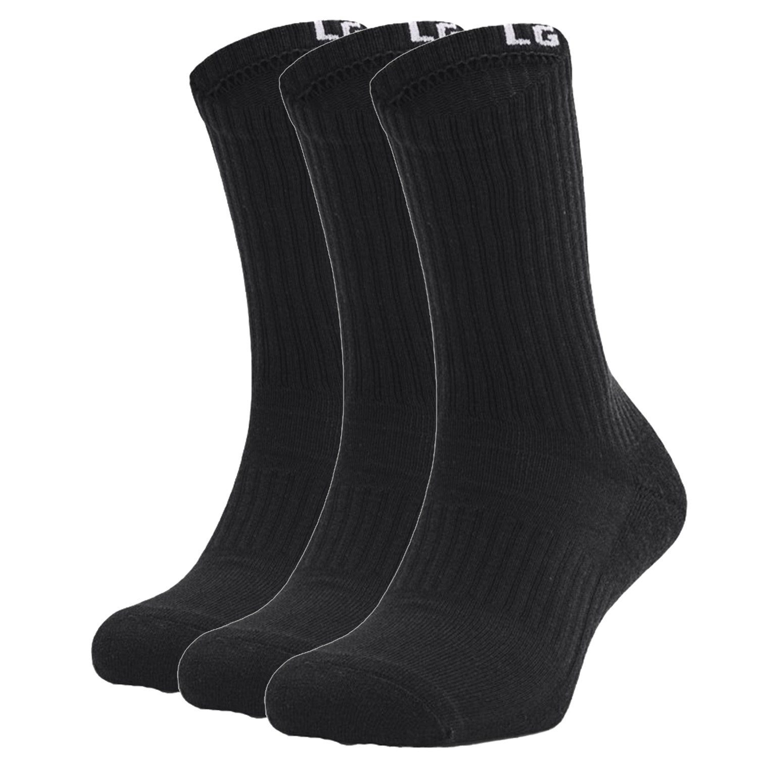 Under Armour® Socken Core Crew 3 Paar (3-Paar) Black