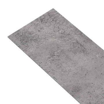 vidaXL Laminat PVC Laminat Dielen Selbstklebend 5,21 m² 2 mm Zementbraun Vinylboden B