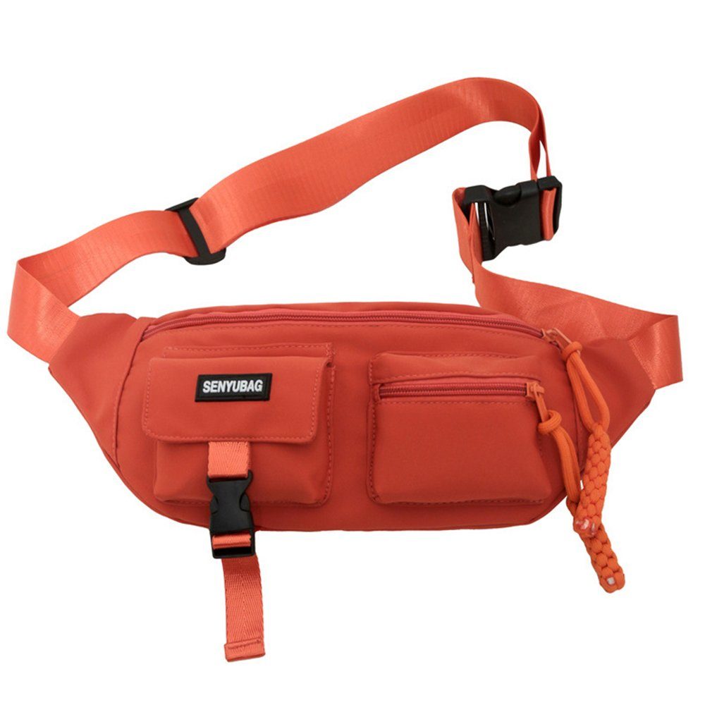 ZanMax Gürteltasche Bauchtasche Umhängetasche Cross Bodybag (1-tlg) Orange