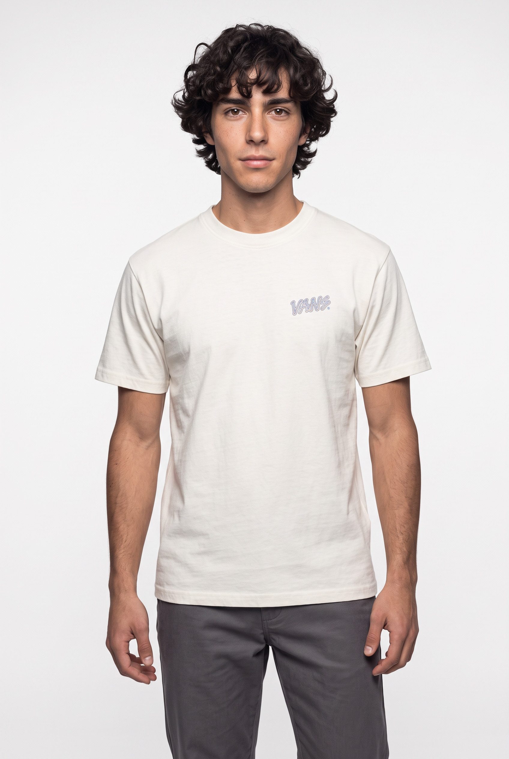 Vans T-Shirt V BONES SS TEE sportlicher Stil, Kurzarmdesign, Rundhalsausschnitt, aus Baumwolle