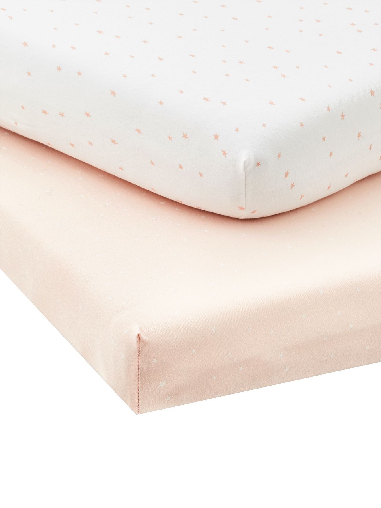 vertbaudet Spannbettlaken Baby Spannbettlaken, Jersey, Jersey, 2er-Pack günstig online kaufen