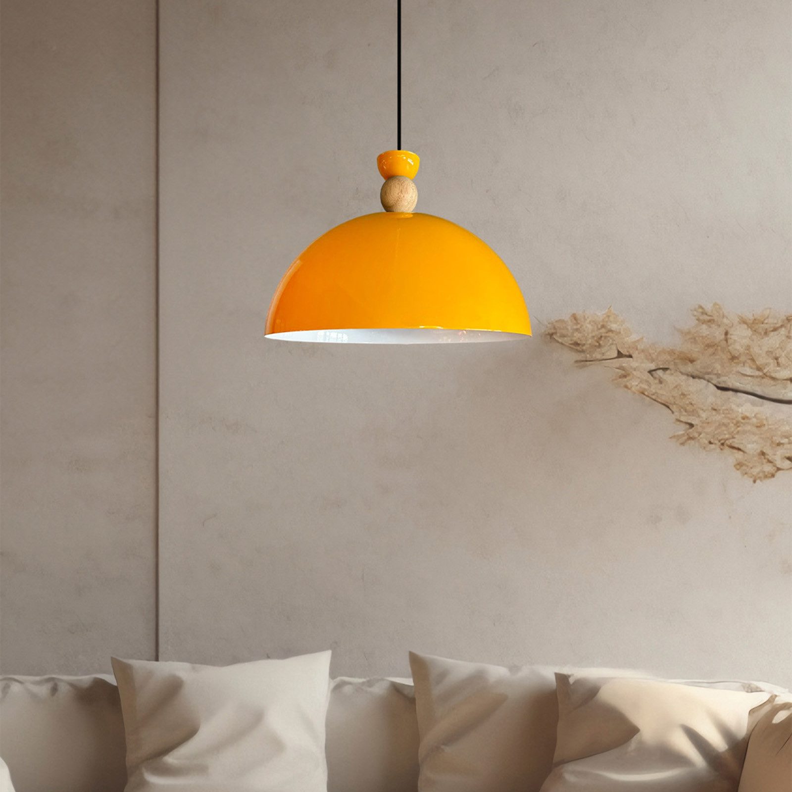 Bamyum Pendelleuchte Pendelleuchte Yimpi Hängelampe Industrial Ø30 cm, E27, Moderne Lampe, ohne Leuchtmittel, E27, Dimmbar, Einstellbare Kabellänge