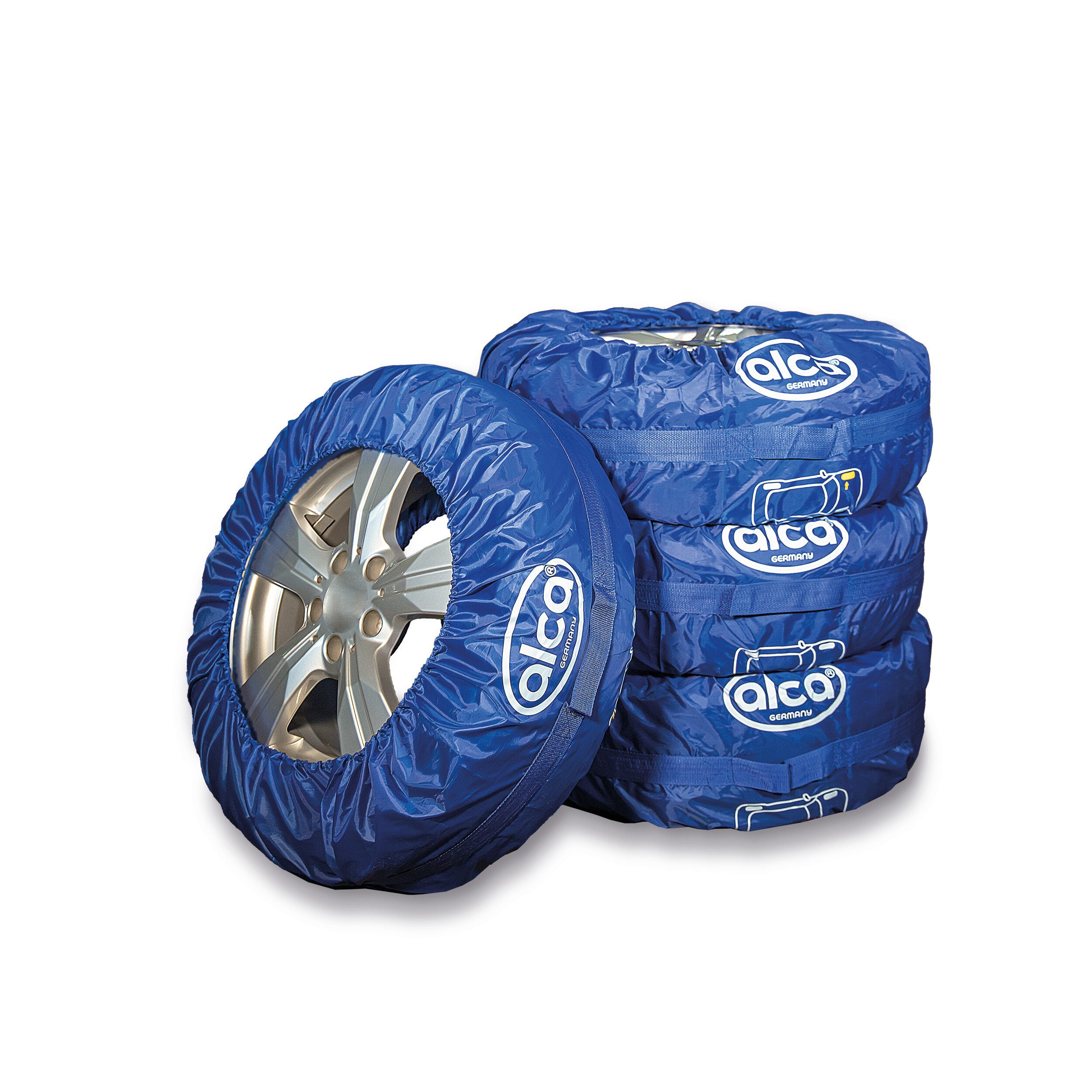 alca Reifentasche Сумка для шин-Set Tragegriff Reifenmarkierung 4-teilig 13"-18" für SUV (Set)