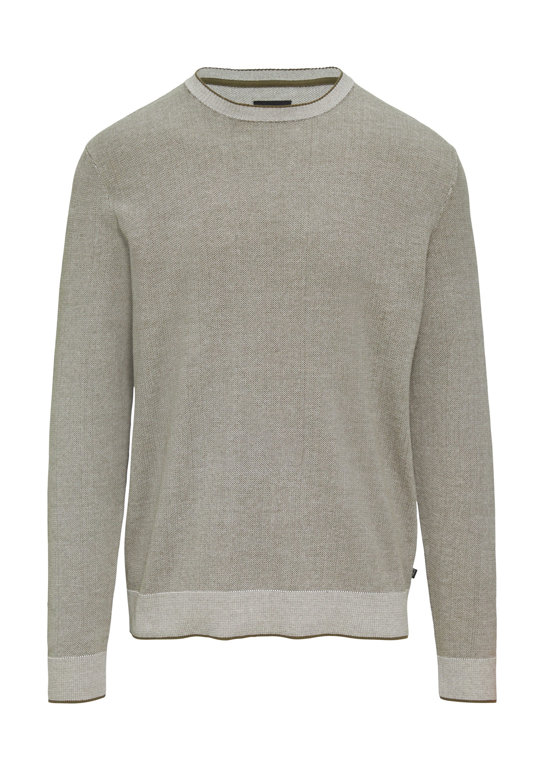 QS Longpullover Strickpullover Strickpullover in Melange-Optik günstig online kaufen