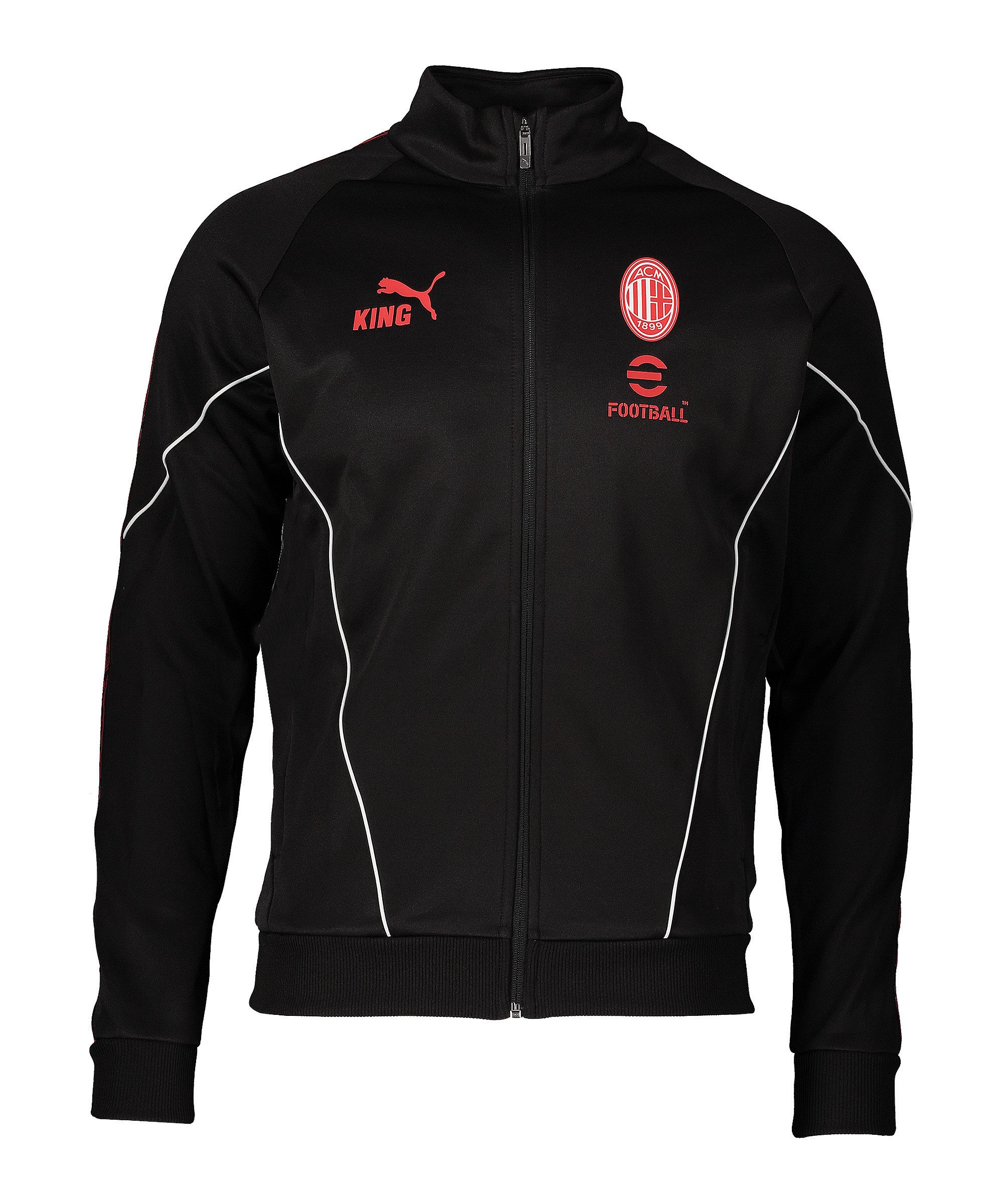PUMA Sweatjacke PUMA AC Mailand KING Anthem Jacke Trainingsjacken Polyester