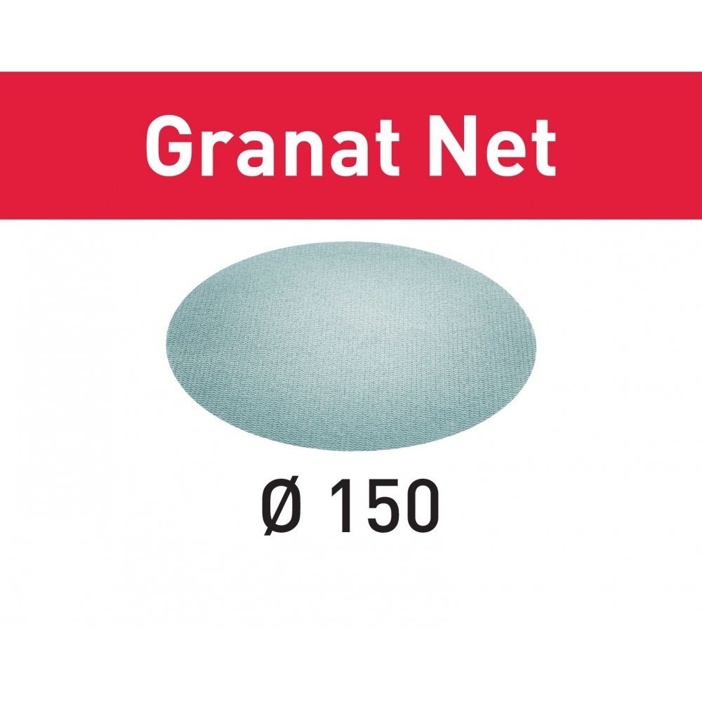 Net (203305), NET/50 STF FESTOOL Granat P120 D150 Netzschleifmittel Stück Schleifscheibe 50 GR