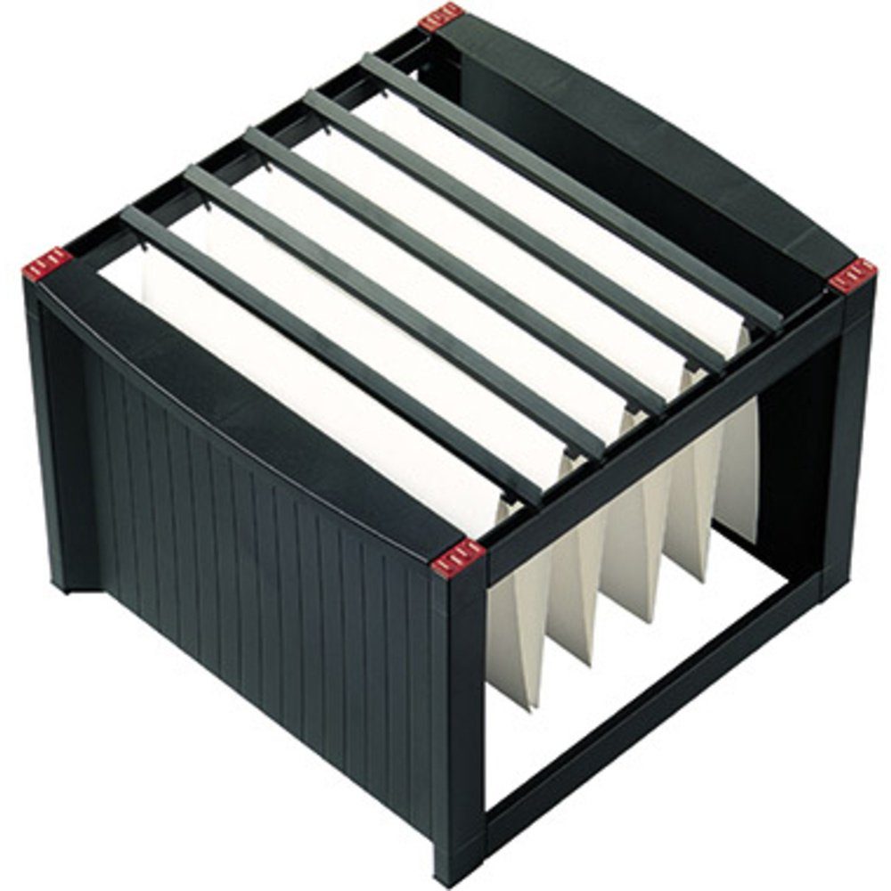 HELIT Aufbewahrungsbox Helit Hängemappenbox H6110092 Schwarz, günstig online kaufen