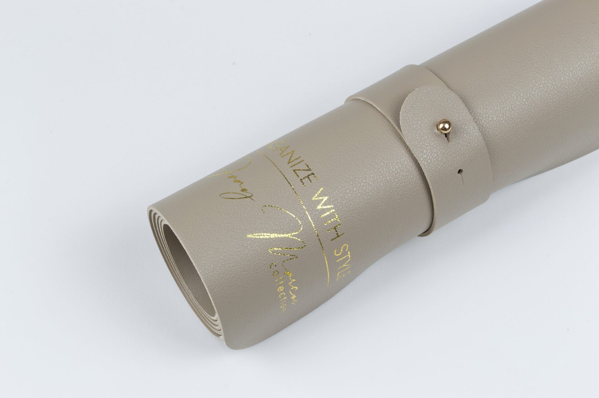 Dany Marcus Schreibtischunterlage Schreibtischunterlage aus PU-Leder Hellbraun