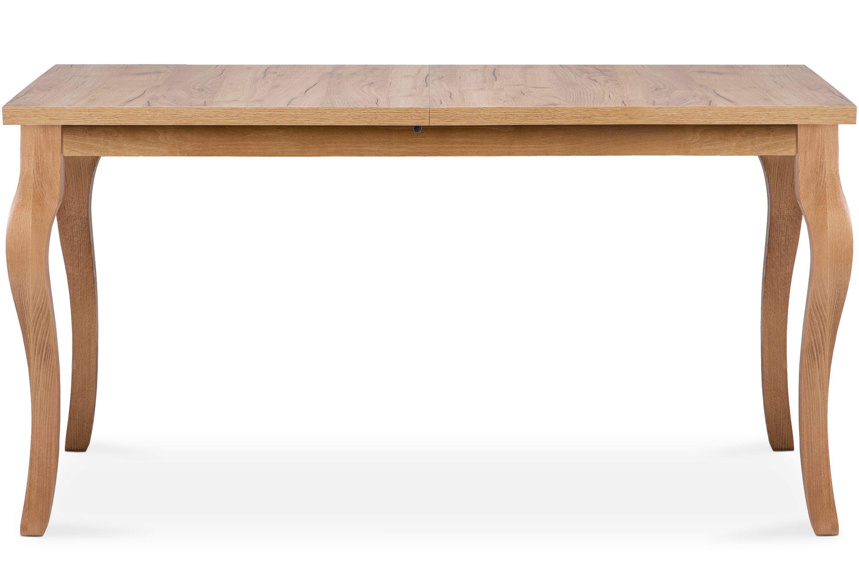 KONSIMO® Esstisch CABIO Esszimmertisch Küchentisch 150x80cm, ausziehbar bis 190cm, rechteckig