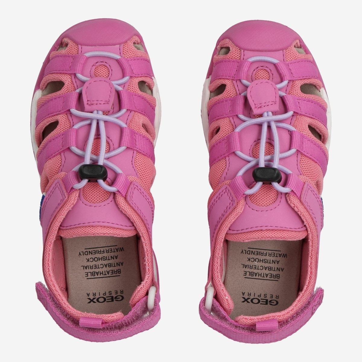 Geox GEOX BOREALIS GIRL, Sandalen, Fuchsia / Koralle, Kinder Sandale