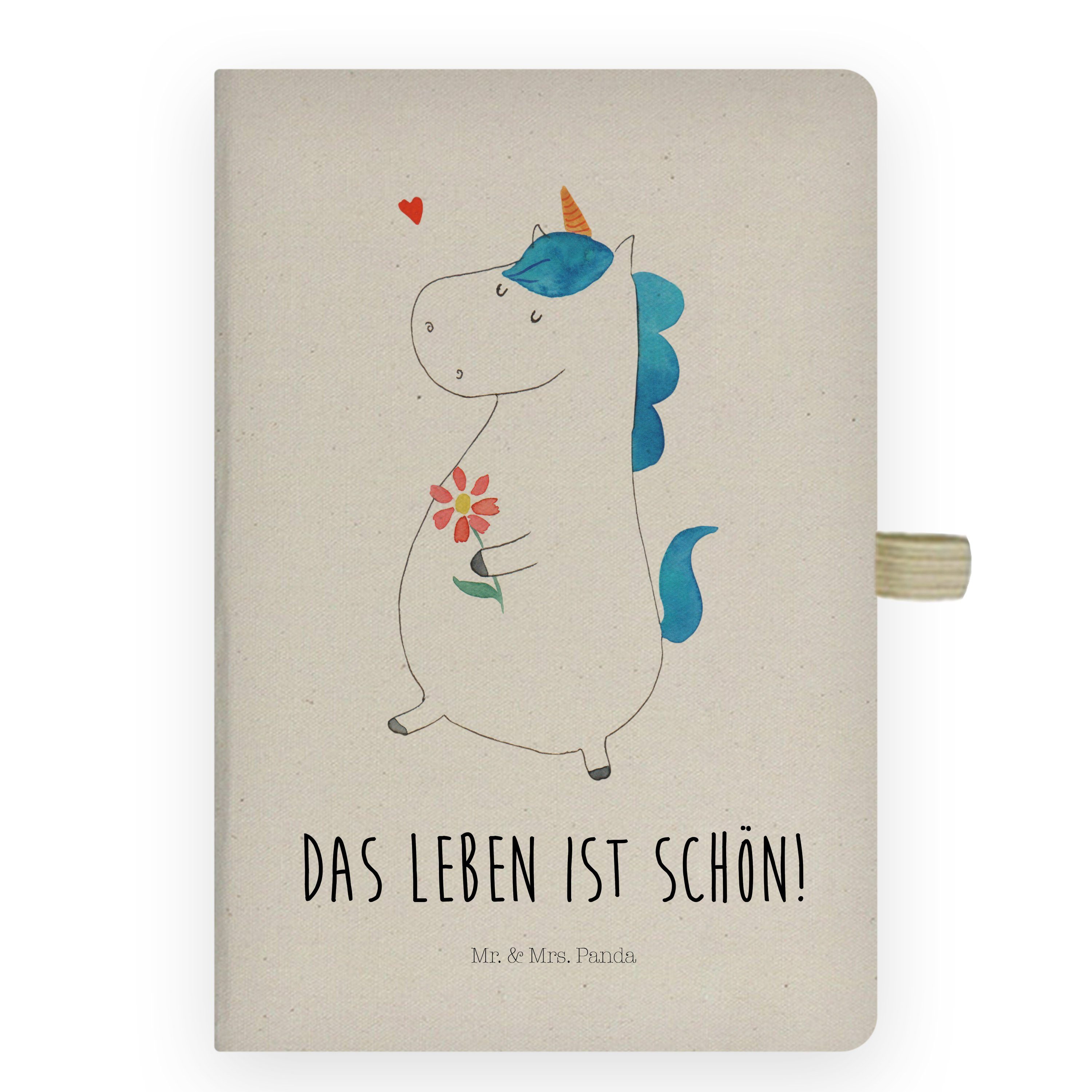 & - Geschenk, Spaziergang & Einhorn Panda Schreibbuch, Mrs. G Transparent Panda - Mr. Mrs. Mr. Glitzer, Notizbuch