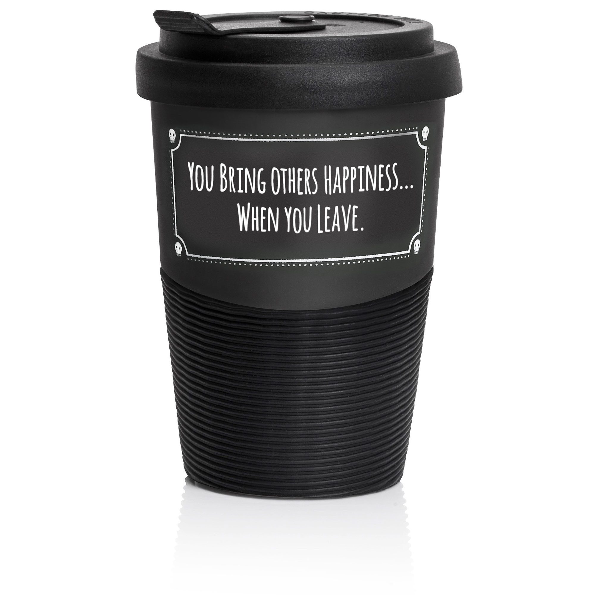 Pechkeks Coffee-to-go-Becher Pechkeks Misfortune Cookies Kaffee Becher To Go Porzellan mit Deckel