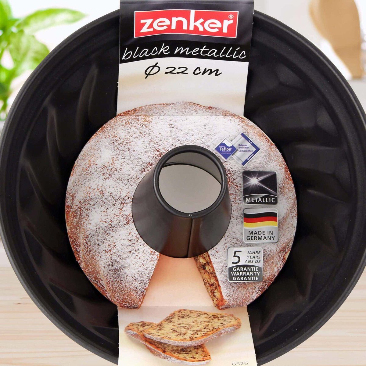 Zenker Gugelhupfform Bundform antihaft 22 cm rund