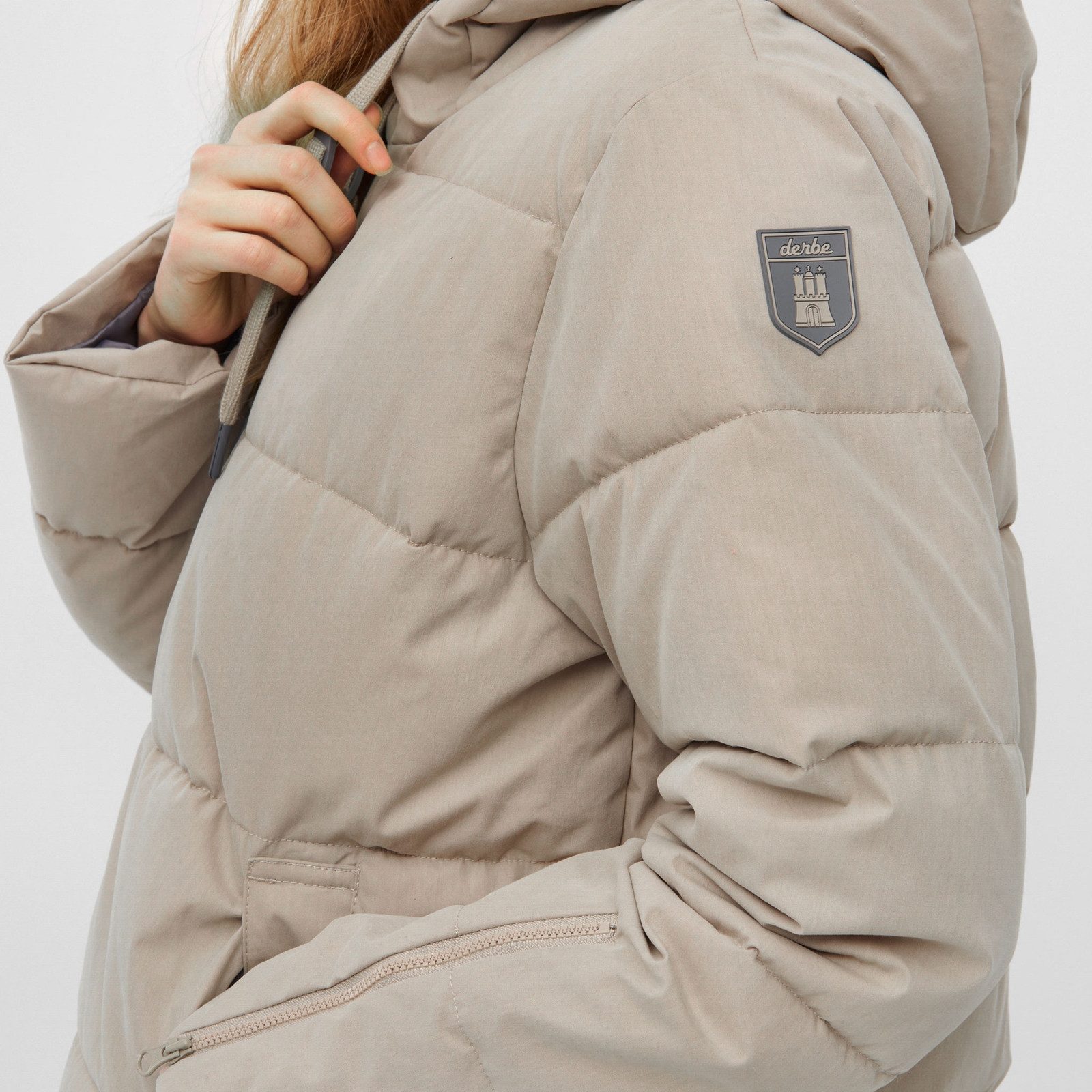 Derbe Winterjacke Winterjacke Richholm mit vegan wattierter Füllung