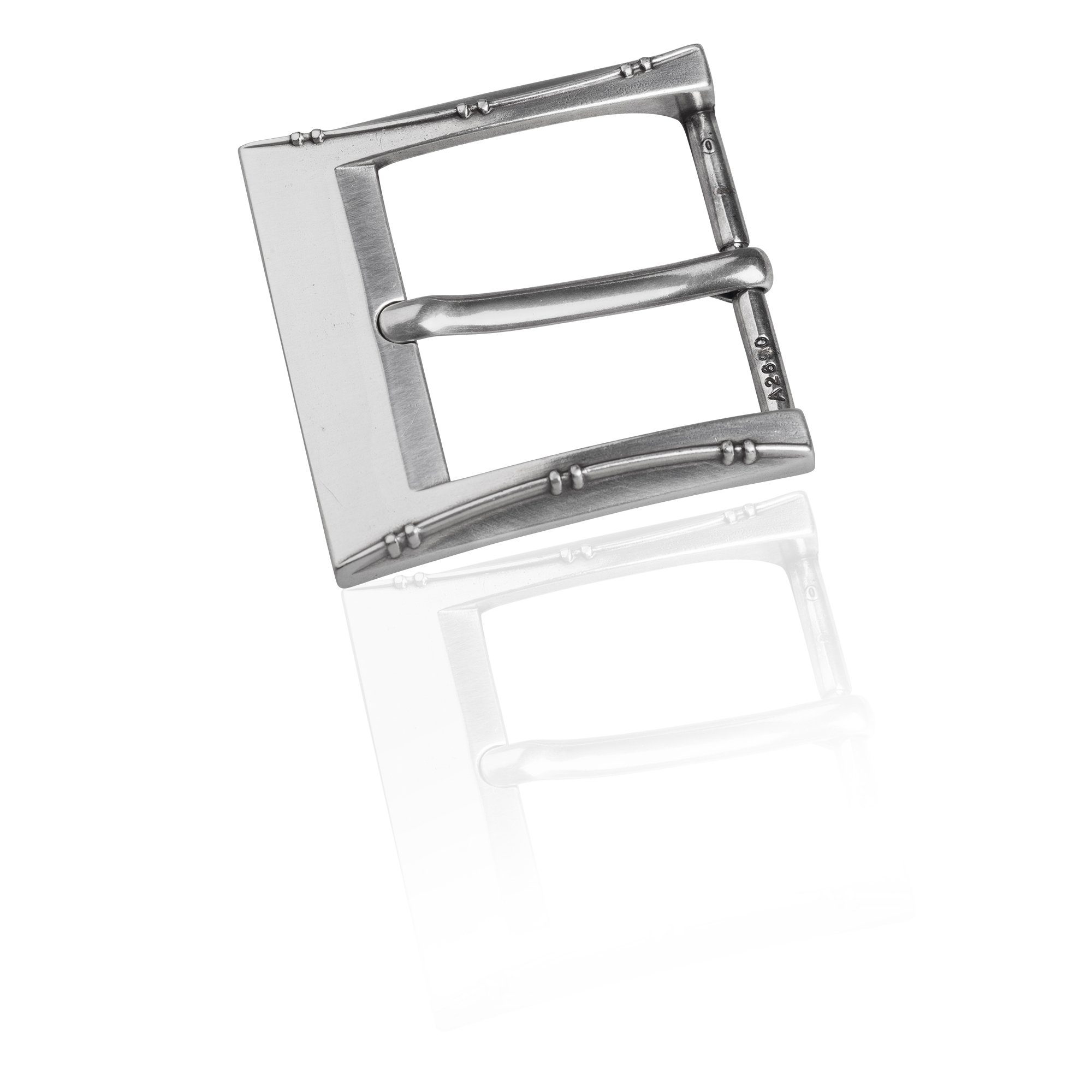 Gürtelschnalle 40mm Zink Silber - Buckle Angulaire - 333707500020