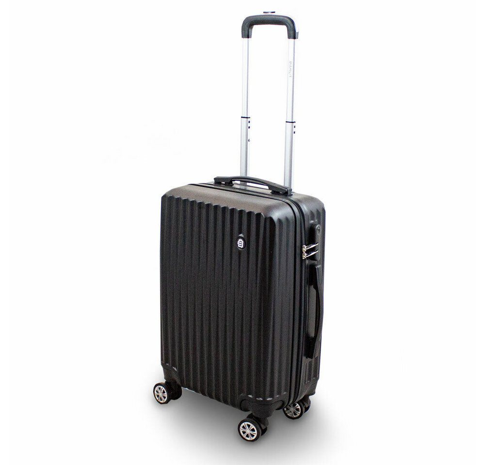 Barut Hartschalen-Trolley Barut Reisekoffer M Modell General Schwarz, 4 Rollen