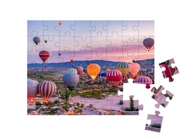 puzzleYOU Puzzle Heißluftballons im Goreme-Nationalpark, Türkei, 48 Puzzleteile, puzzleYOU-Kollektionen Türkei, 500 Teile, 2000 Teile, 1000 Teile
