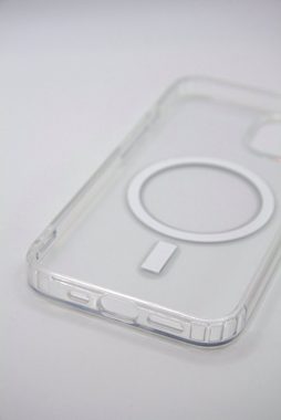 ZUKUNFTSENKEL Handyhülle iPhone 13 Clear Case Schutzhülle 6,1 Zoll, MagSafe Kabelloses Laden Magnet Ring