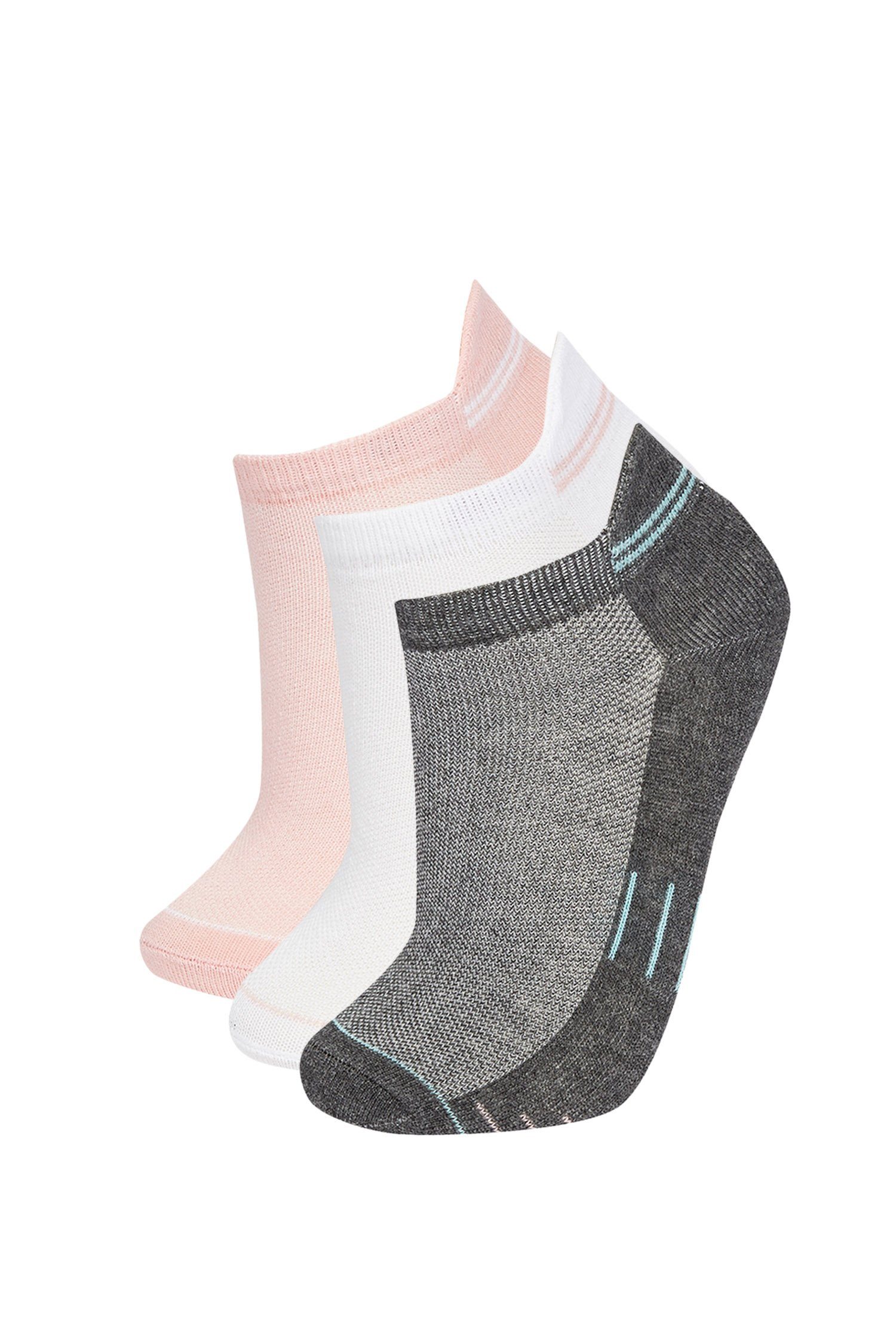 Wäsche/Bademode Socken DeFacto Kurzsocken Mädchen Kurzsocken (Packung, 3-Paar)