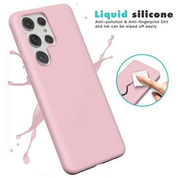 CoolGadget Handyhülle Silikon Colour Series Slim Case für Samsung Galaxy S23 Ultra 6,8 Zoll, Hülle weich Handy Cover für Samsung S23 Ultra 5G Schutzhülle