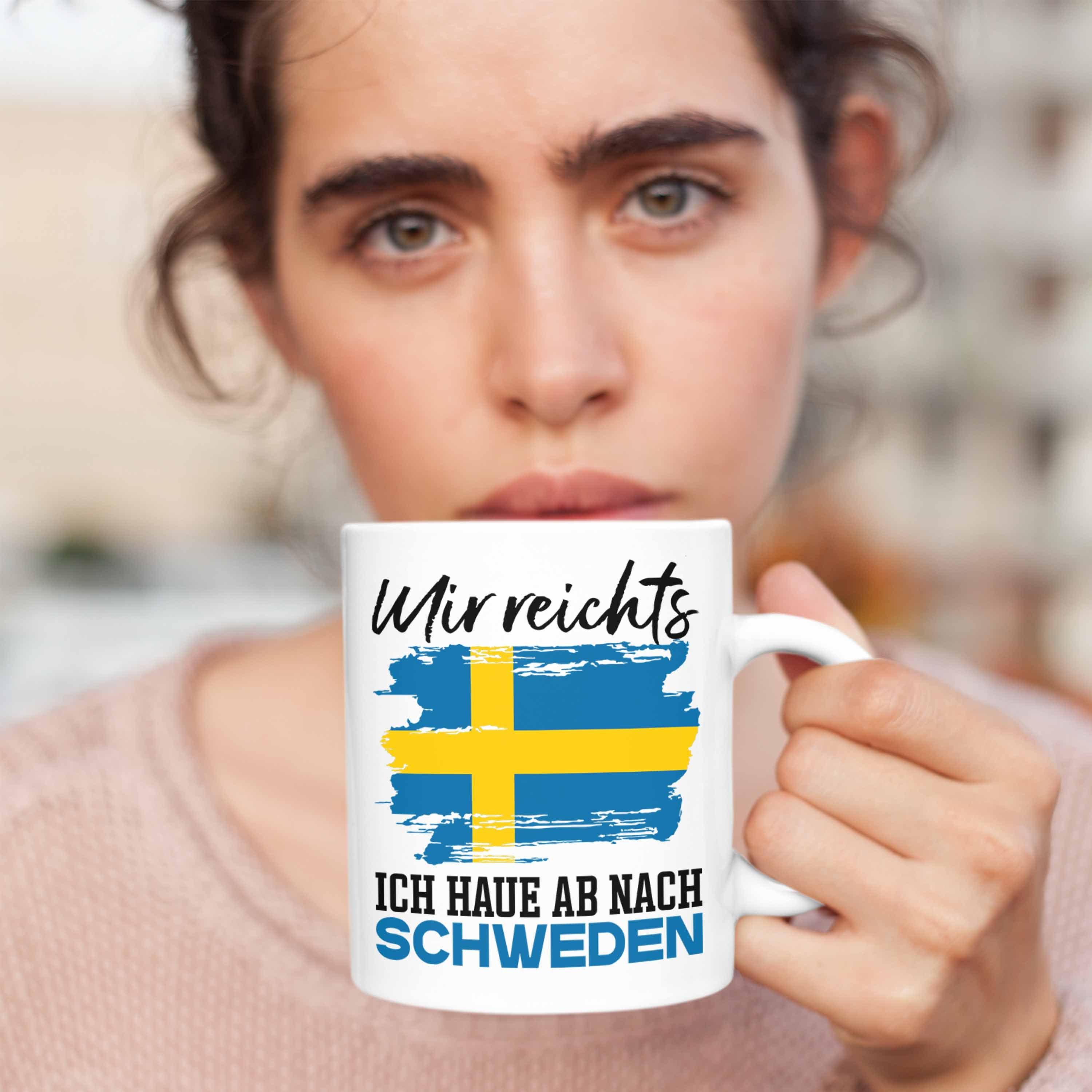 Schweden Weiss Reichts Nach Tasse Schweden Tasse Ich Urlaub Hau Geschenk Mir Trendation Ab U