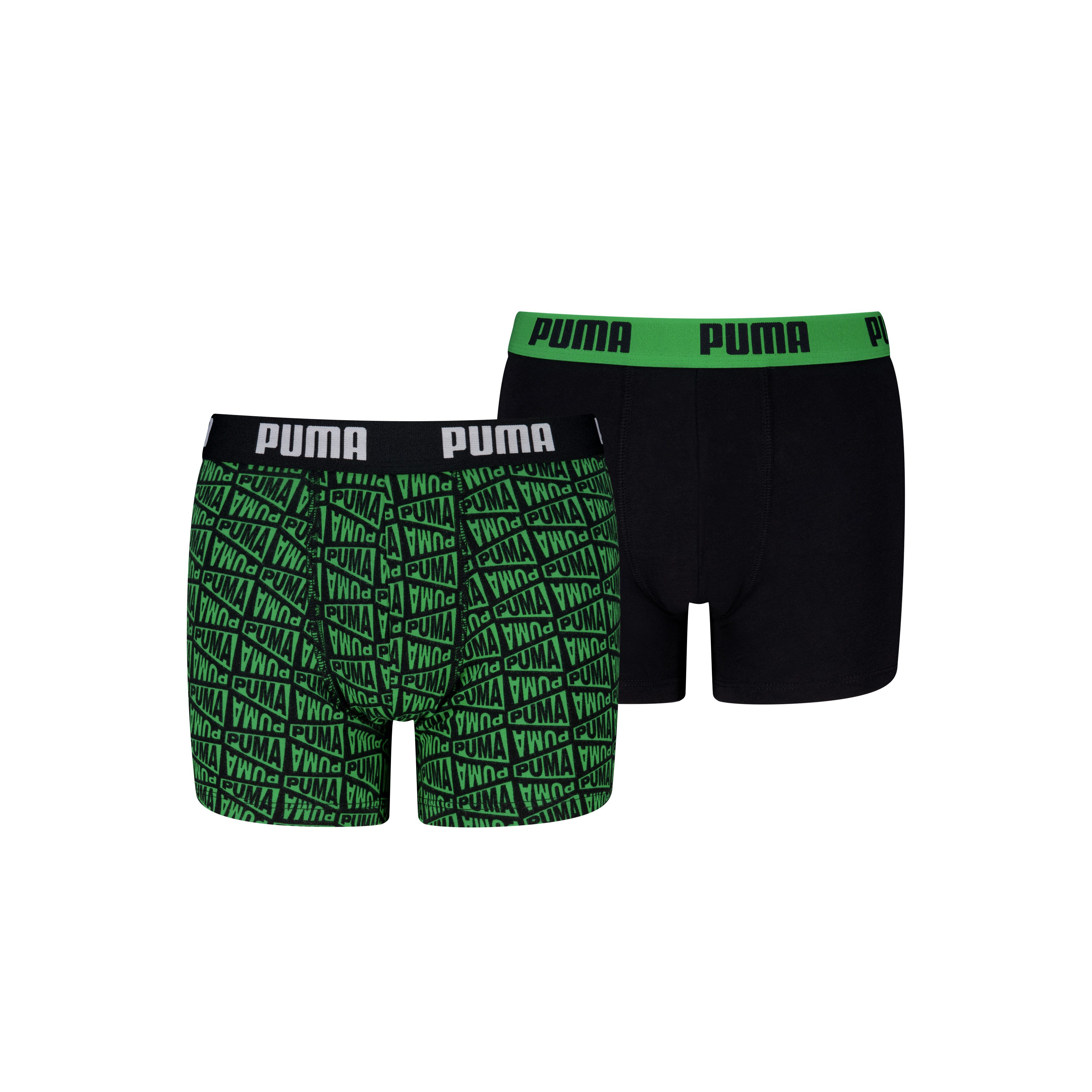 PUMA Boxershorts PUMA BOYS FLAG PRINTED BOXERS (2er Pack) mit Logobund