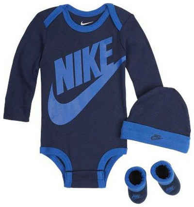 Nike Sportswear Erstausstattungspaket FUTURA LOGO LS HAT / BODYSUIT / BOO (Set, 3-tlg)