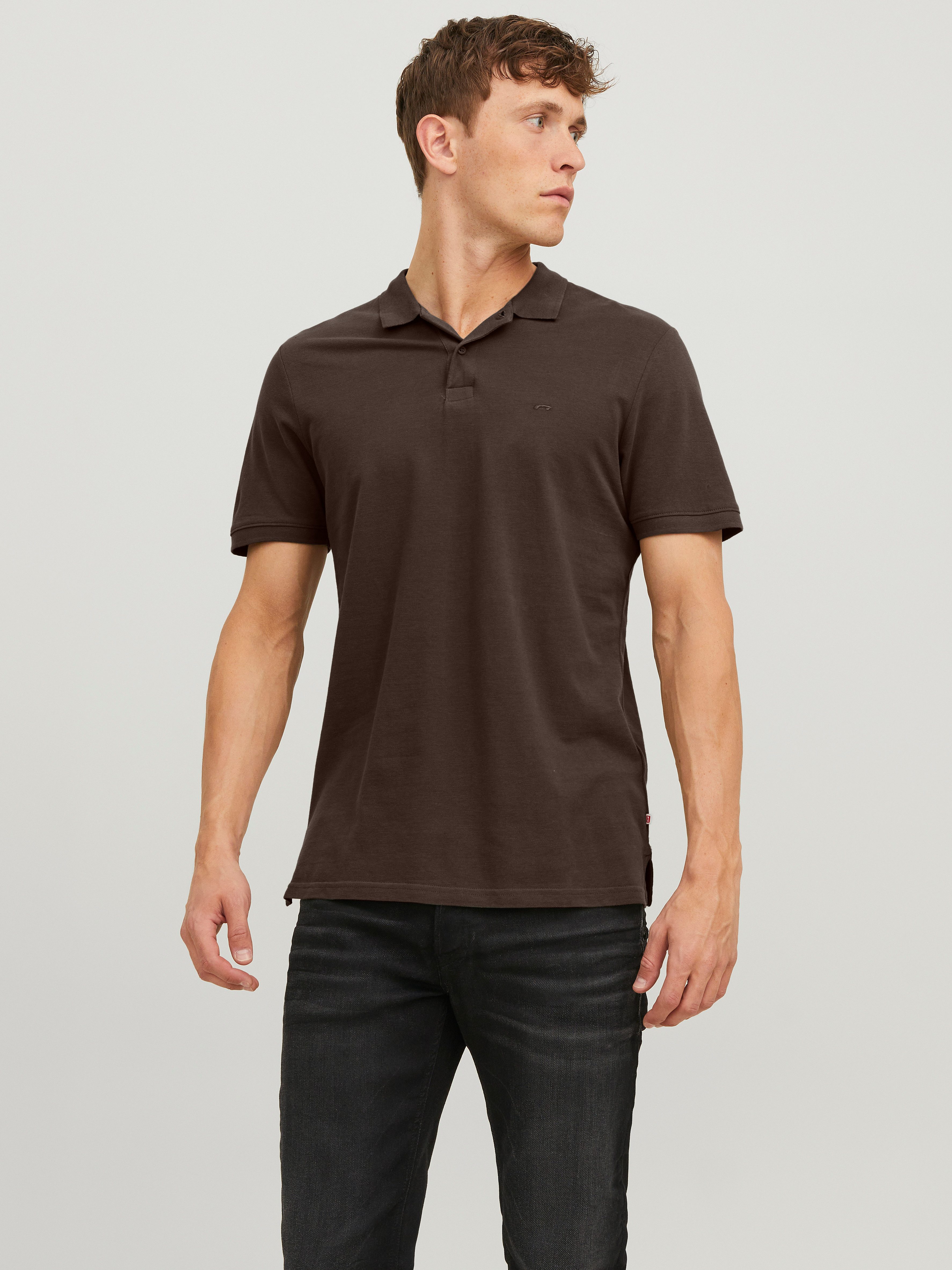 Jack & Jones Poloshirt JJEBASIC POLO SS NOOS mit Logo Stickerei günstig online kaufen