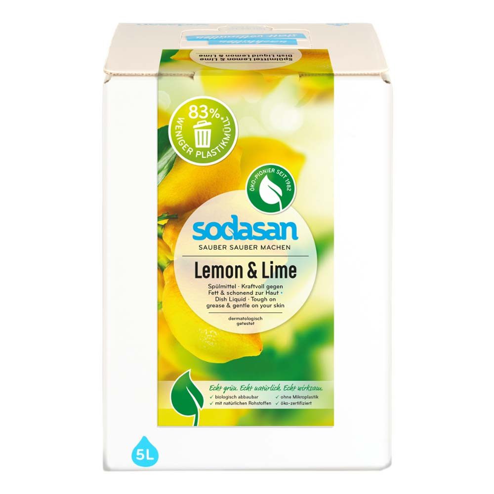 Sodasan Spülmittel - Lemon Karton 5L Geschirrspülmittel