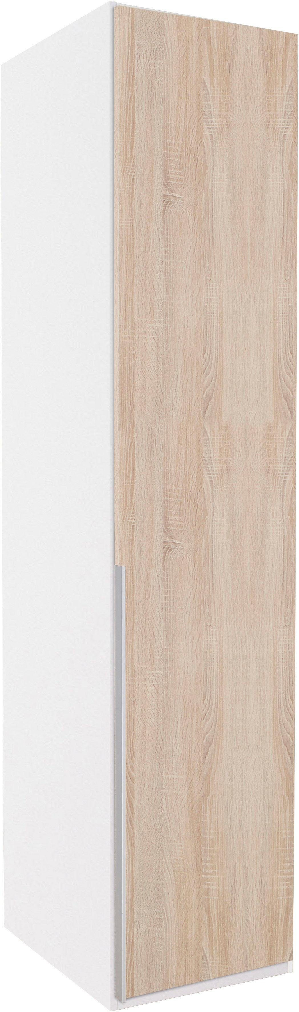 Wimex Kleiderschrank New 236cm in weiß/Front York Breiten, 208 vielen hoch oder struktureichefarben hell