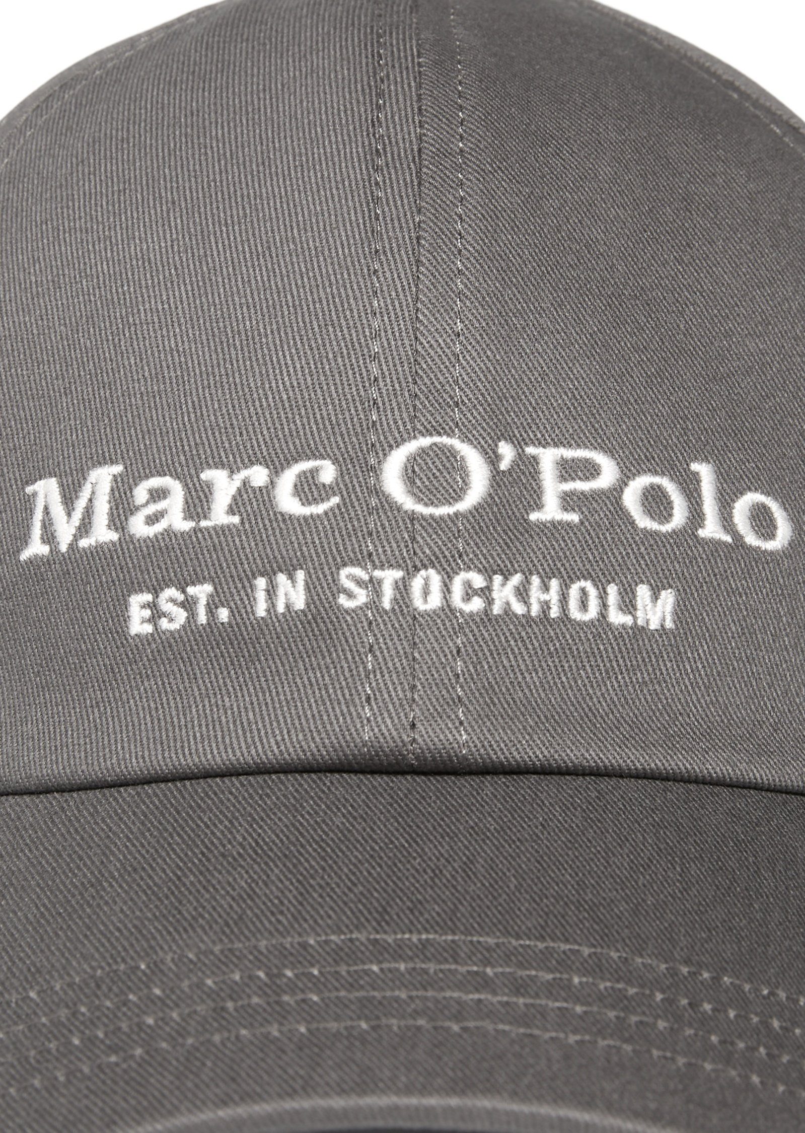 aus Marc grau Organic-Twill O'Polo Baseball Cap hochwertigem