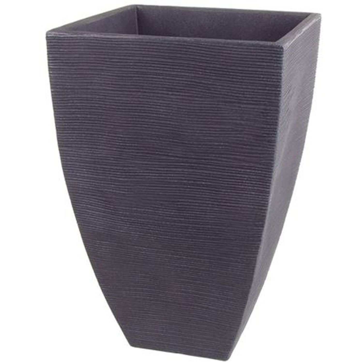 Jelenia Plast Pflanzkübel Rillentopf 60cm anthrazit günstig online kaufen