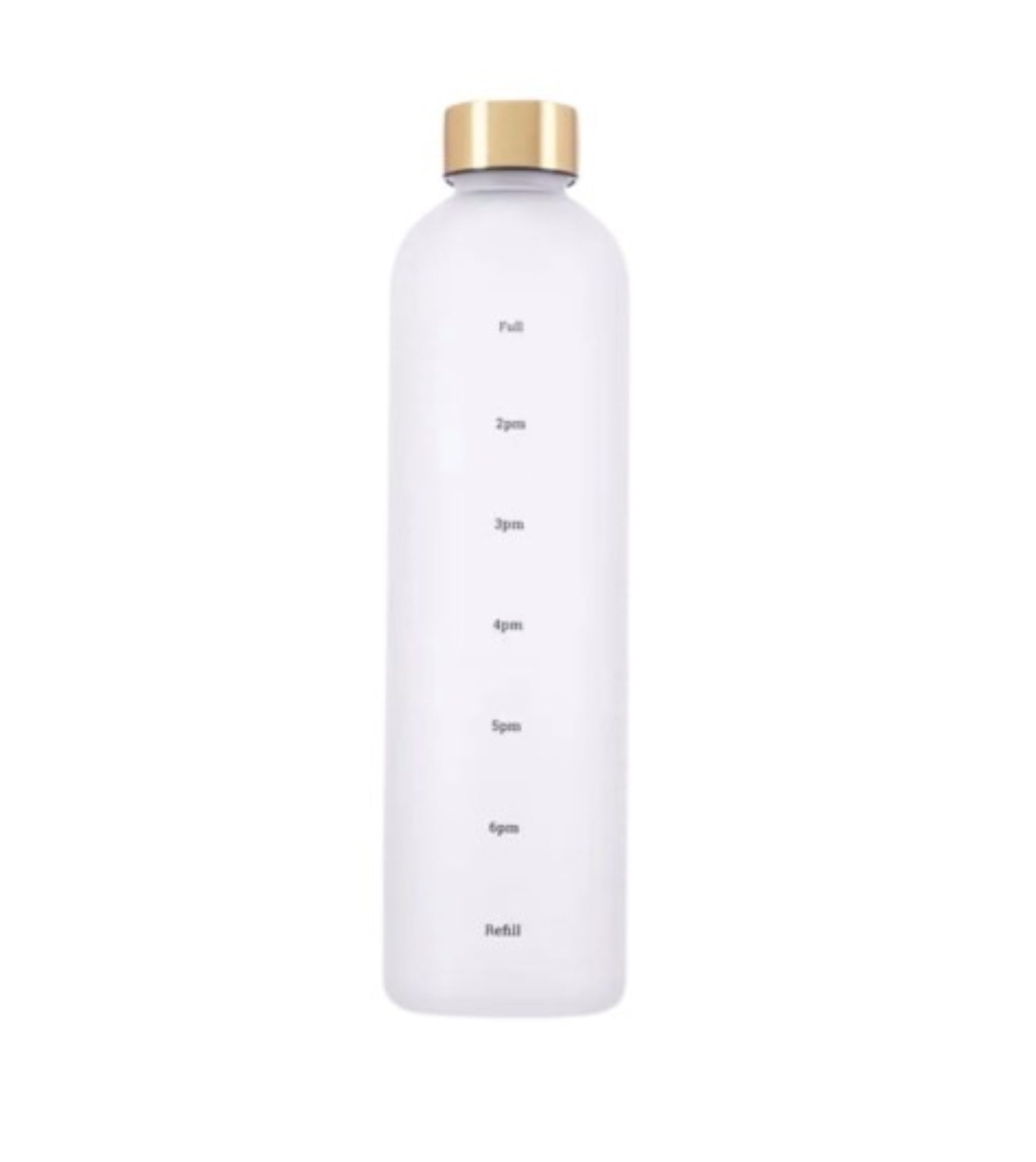Botells Trinkflasche Wasserflasche 1Liter, Tageszeit-Skala, leicht auslaufsicher, edel, Kohlensäure geeignet, Schule, Beruf, Sport, Freizeit