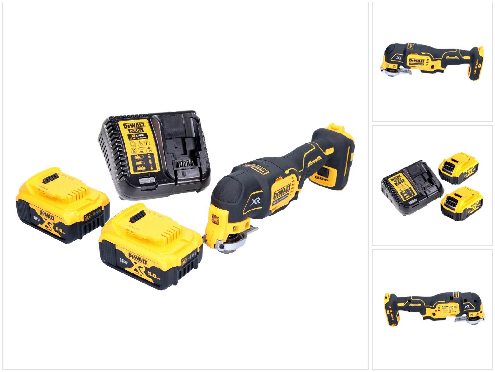 DeWalt Akku-Multifunktionswerkzeug DCS 356 P2-XJ Akku Multitool Oszillierer 18 V Brushless