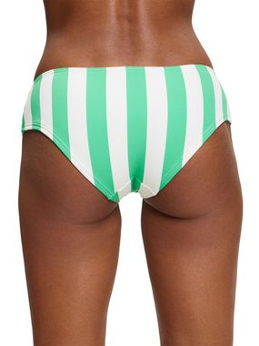 Esprit Bikini-Hose Gestreifte Hipster-Shorts aus Mikrofaser