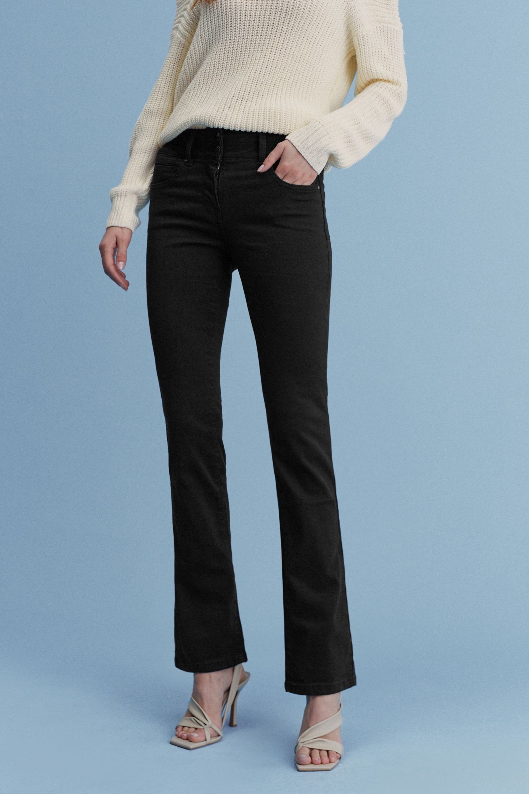 Next Push-up-Jeans Lift, Slim And Shape Jeans mit Bootcut-Schnitt (1-tlg)