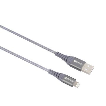 SKROSS USB Lade- und Synchronisationskabel USB-Kabel, Rund, Flexibel, Stoff-Ummantelung