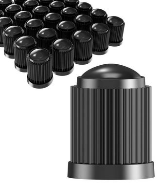 BAYLI Ventilkappe 100er Pack Reifenventilkappen aus Kunststoff Set aus 100 Stück Staubsc