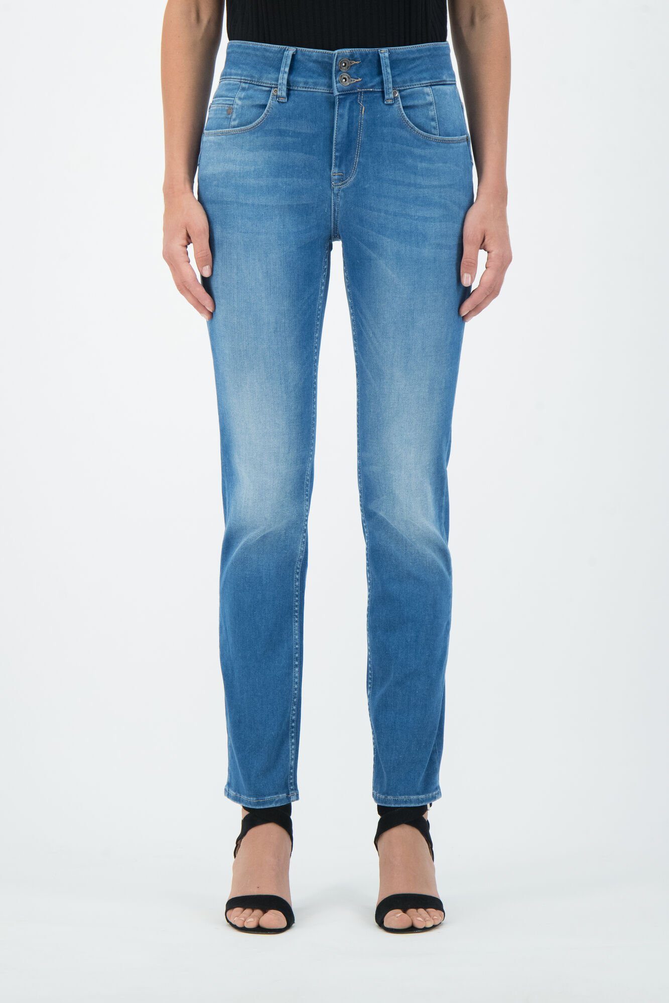 GARCIA JEANS Stretch-Jeans GARCIA CARO CURVED light used 285.7749