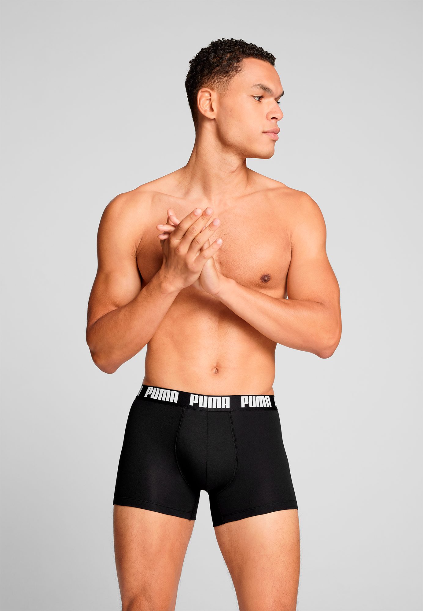 PUMA Boxershorts PUMA MEN EVERYDAY BASIC BOXERS 2P (2er Pack) mit Logobund günstig online kaufen