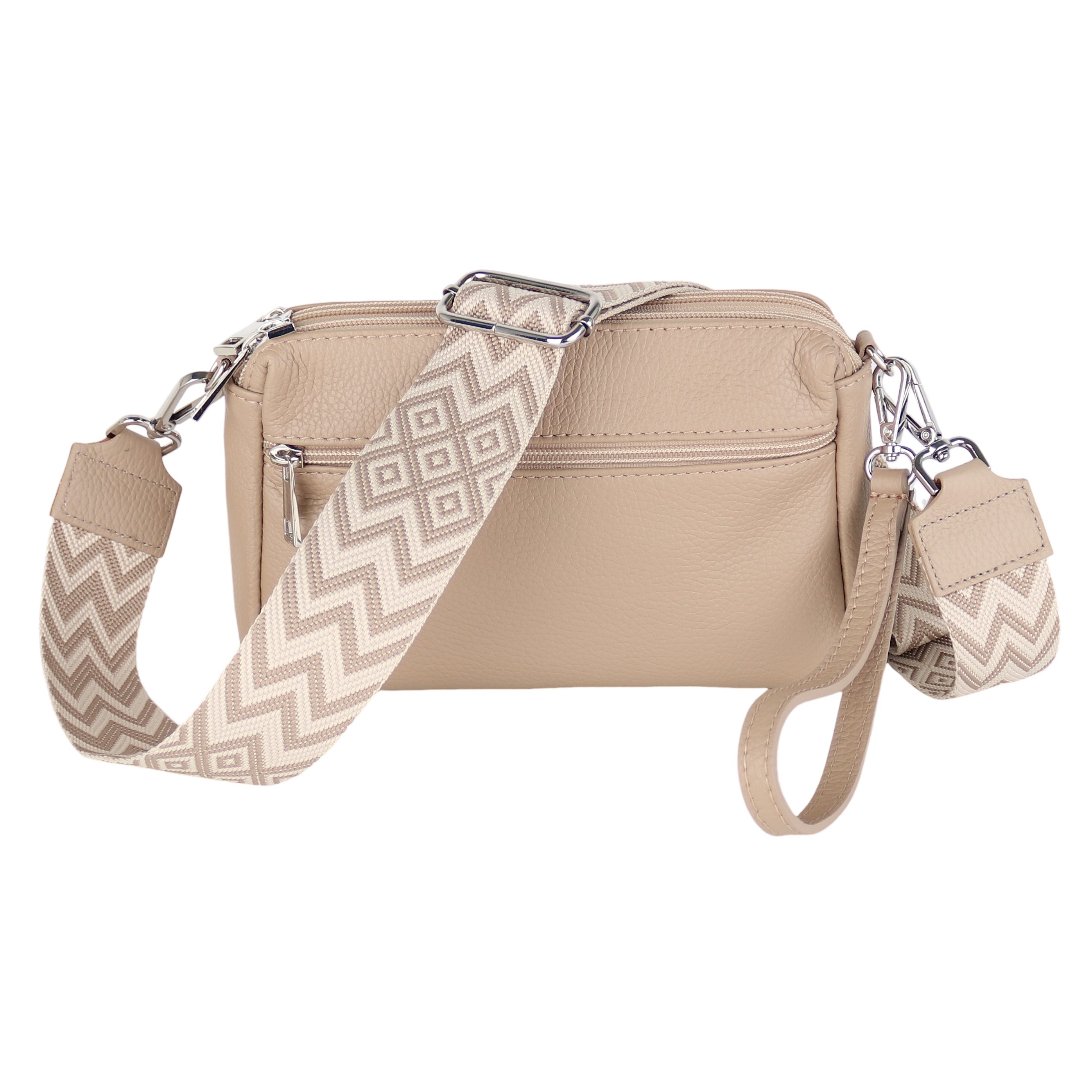 MIRROSI Umhängetasche Damen Crossbody Bag, aus Echtleder,Made in Italy (ver günstig online kaufen