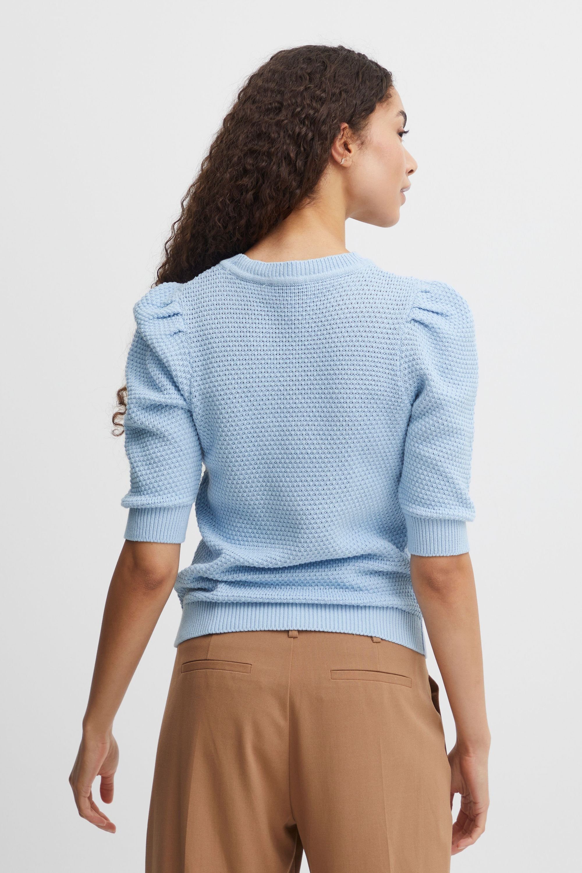 b.young Strickpullover BYMIKALA SS -20811028 JUMPER (144121) Bell Blue