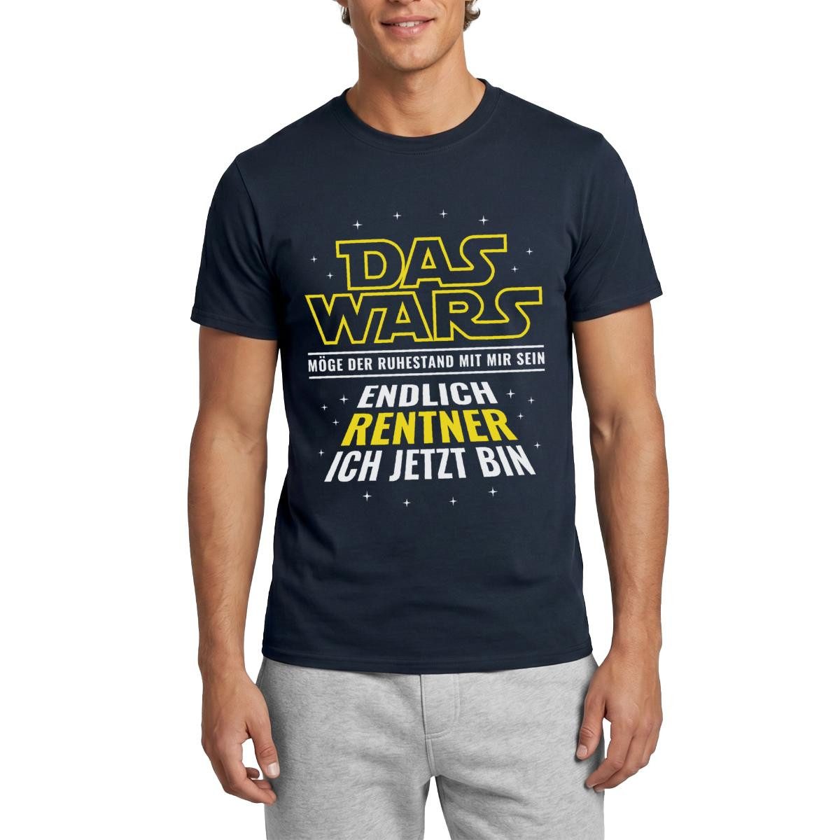 T-Shirt Endlich Rentner Lustiger Ruhestand Spruch Männer T-Shirt