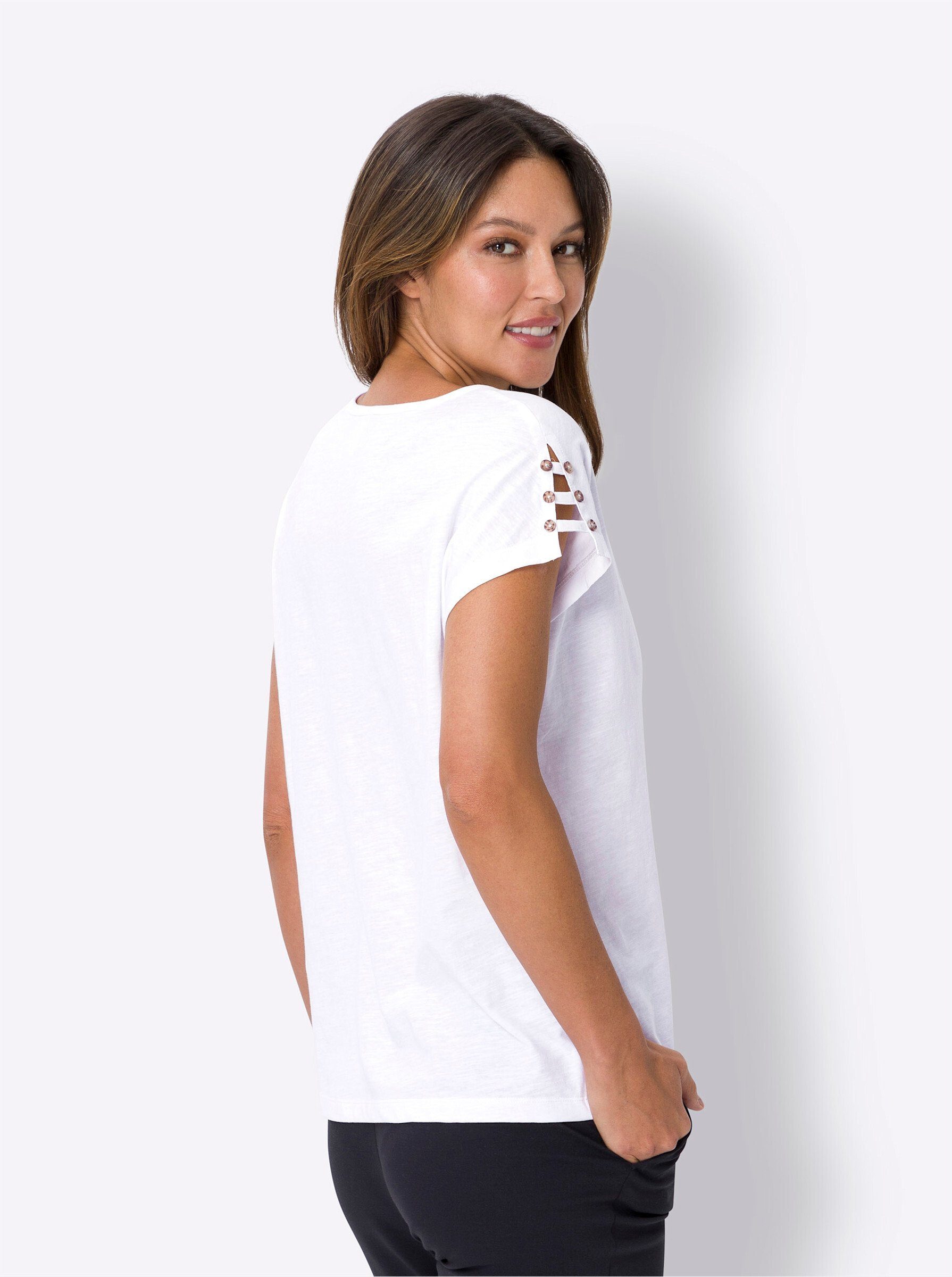 Sieh an! T-Shirt Rundhalsshirt . günstig online kaufen