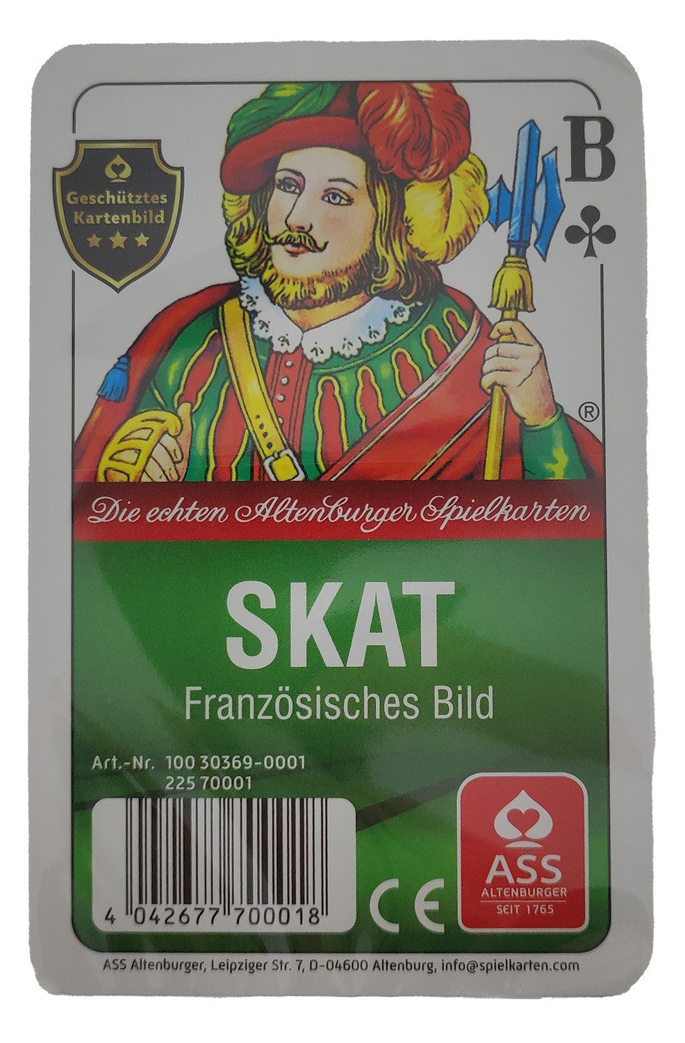 ASS Altenburger Spiel Skatkarten 32 Blatt Altenburger, Französisches Blatt, Kartenspiel Maumau Kartendeck Skat Karten Spieleabend