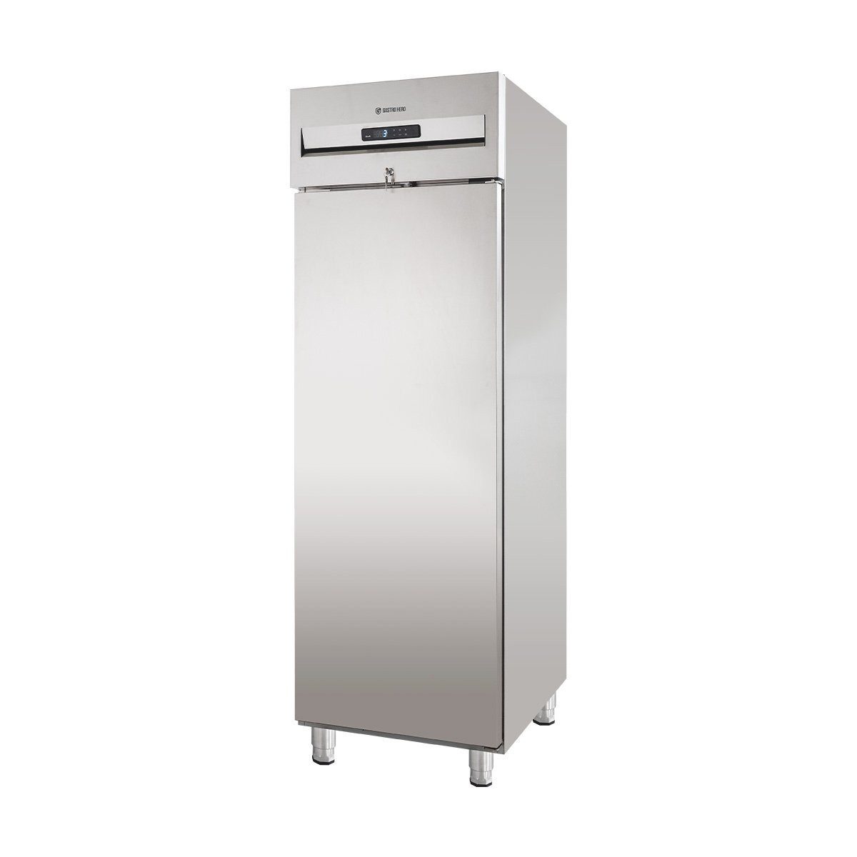 GastroHero Kühlschrank Kühlschrank PROFI 610 Liter aus Edelstahl GN 2/1 - Gastronomie KSN-PROFI700, 202.5 cm hoch, 85 cm breit