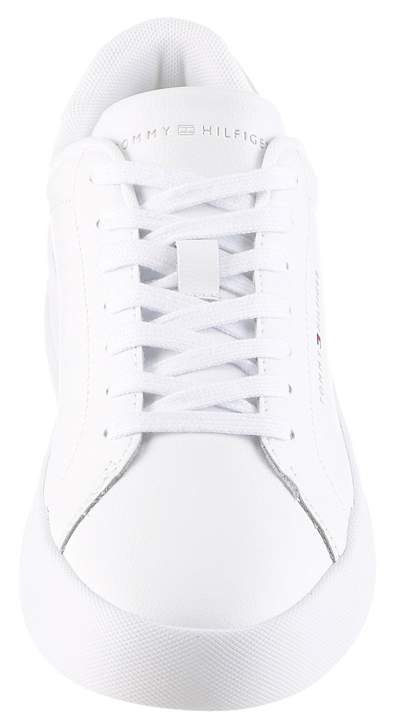 Tommy Hilfiger TH COURT CORE Sneaker, Freizeitschuh, Halbschuh, Schnürschuh, weich gepolstertem Schaftrand