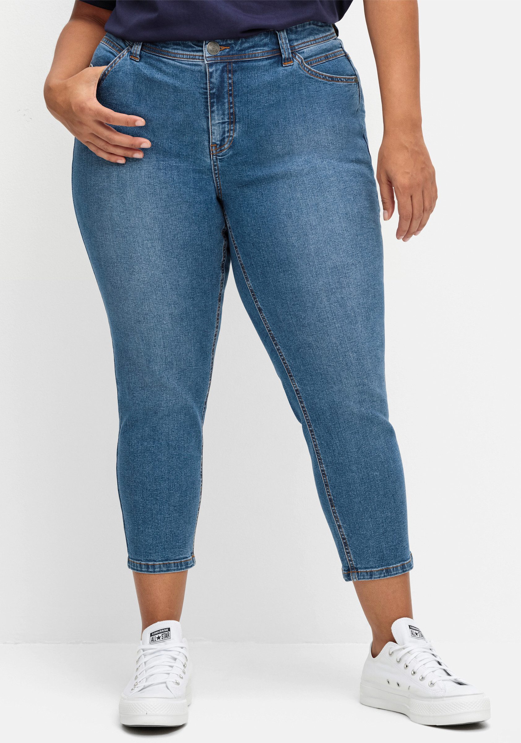 Sheego Jeansshorts 7/8-Jeans günstig online kaufen
